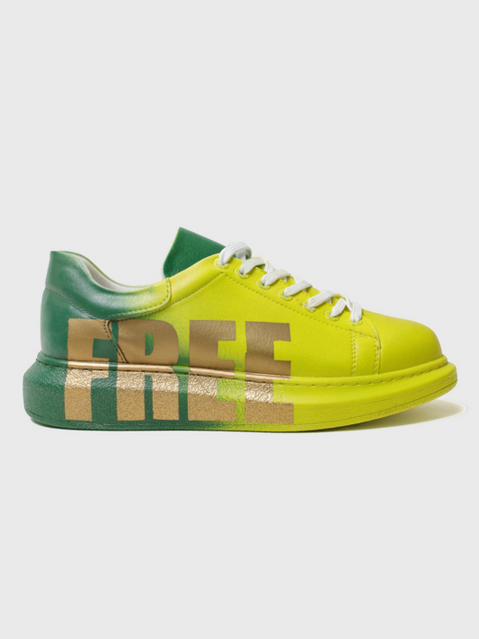 Genova "FREE" jaune/vert pour femme