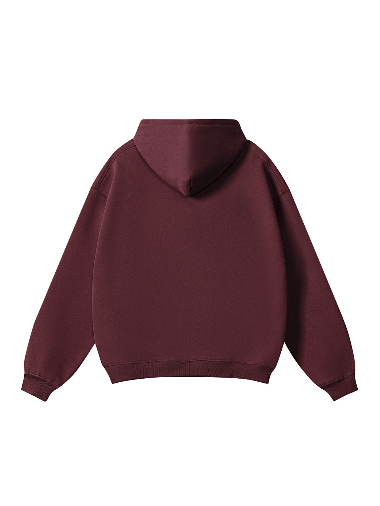 Club Collegiate oversized heavyweight hoodie in red by Apollo Moda, view 3