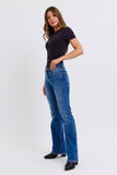 Judy Blue Full Size Run Mid-Rise Bootcut Jeans avec doublure thermique