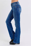 Judy Blue Full Size Run Mid-Rise Bootcut Jeans avec doublure thermique