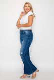 bytos Full Size High Rise Bootcut Jeans avec poches