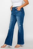 bytos Full Size High Rise Bootcut Jeans avec poches