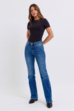 Judy Blue Full Size Run Mid-Rise Bootcut Jeans avec doublure thermique