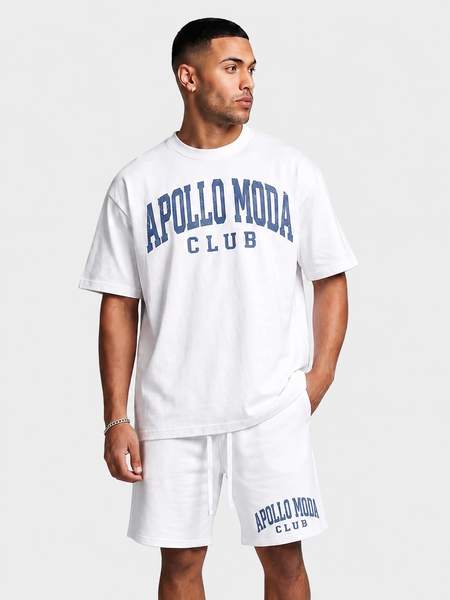 T-shirt graphique universitaire oversize Club