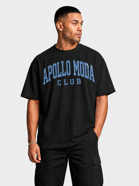 T-shirt graphique universitaire oversize Club