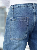 Jeans extensibles simples à porter au quotidien pour hommes