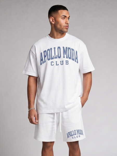 T-shirt graphique universitaire oversize Club