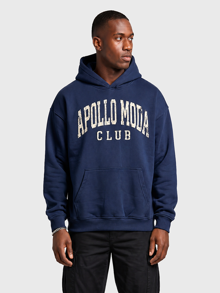Sweat à capuche oversize lourd Club Collegiate