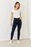 Judy Blue Full Size Garment Dyeed Tummy Control Skinny Jeans