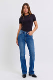 Judy Blue Full Size Run Mid-Rise Bootcut Jeans avec doublure thermique