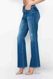 bytos Full Size High Rise Bootcut Jeans avec poches