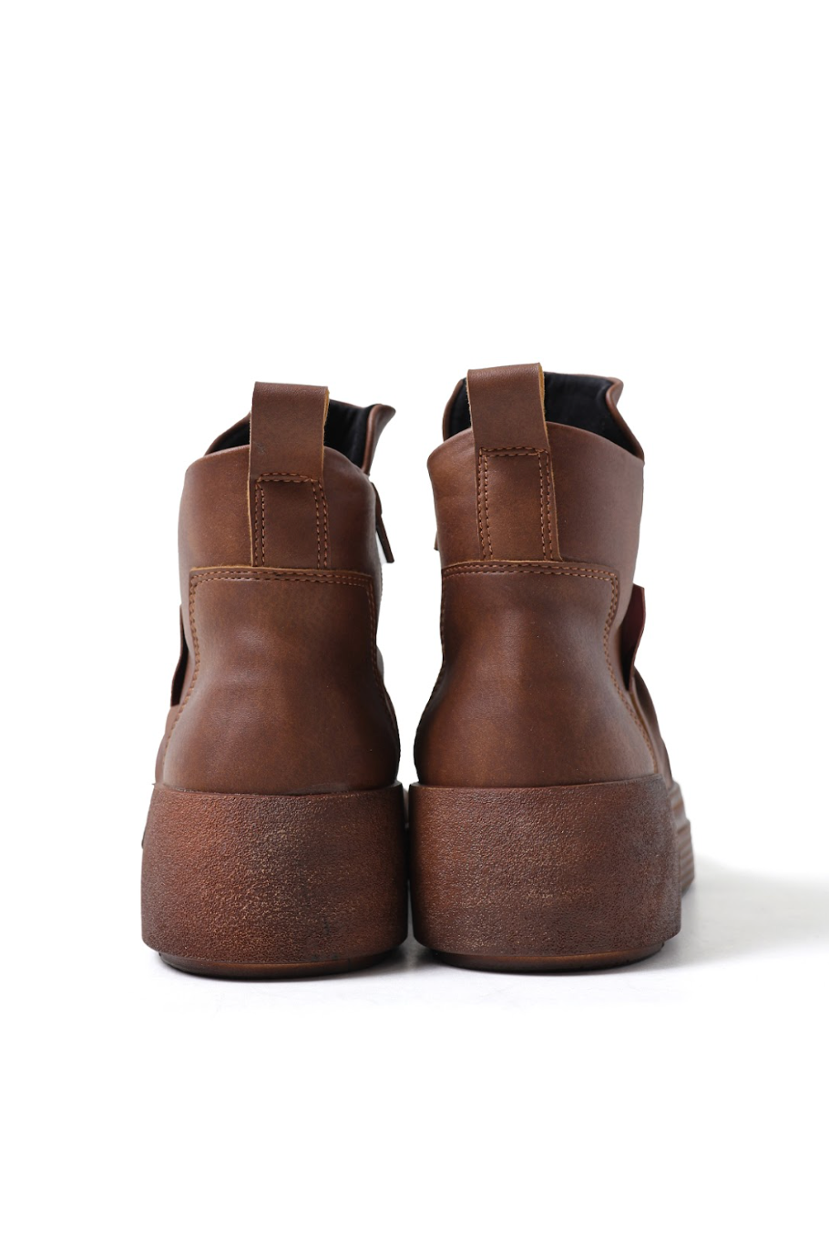 Luka Earthy ankle boot in brown by Apollo Moda, view 5