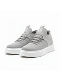 Madrid Gray casual sneaker in grey by Apollo Moda, view 3