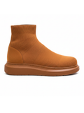 Torino X Espresso Essence knit ankle boot in brown by Apollo Moda, view 3