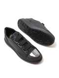 Women's Luiz X Midnight Majesty slip-on sneaker in black by Apollo Moda, view 3