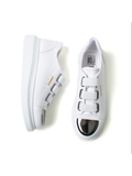 Women's Luiz X Pristine Purity slip-on sneaker in white by Apollo Moda, view 2