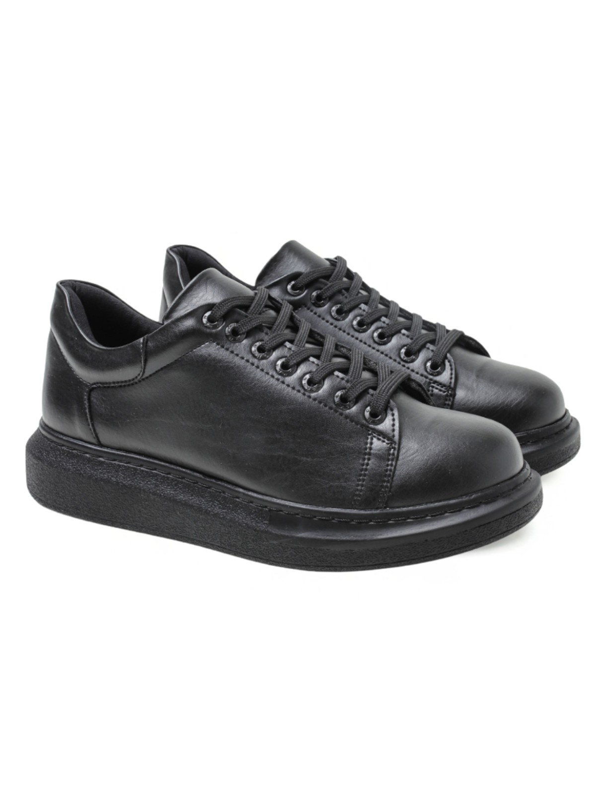 Women's Pluto Onyx Black slip-on sneaker in black by Apollo Moda, view 3