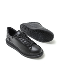 Women's Pluto Onyx Black slip-on sneaker in black by Apollo Moda, view 4