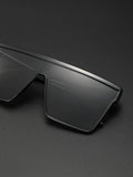 Lunettes de mode Flat Top Shield pour hommes - Apollo Moda